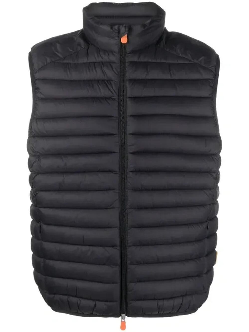 Save The Duck Puffer Vest Mens XL Black Ultra Light Quilted Padded Gilet